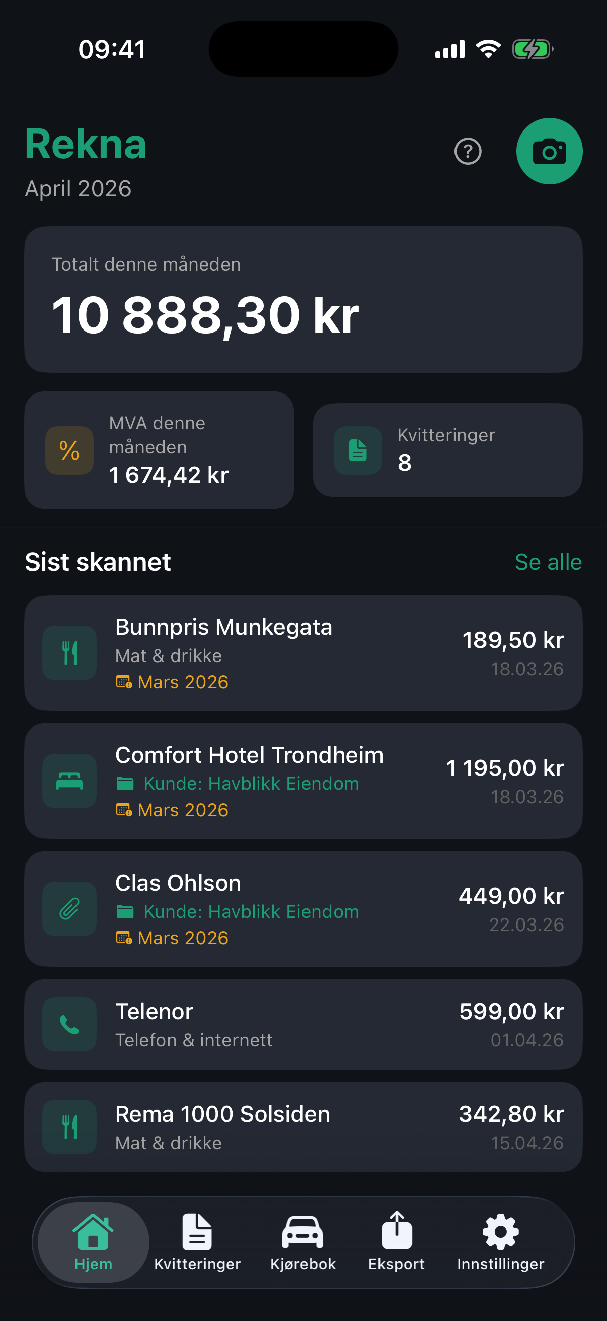 Hjemskjerm